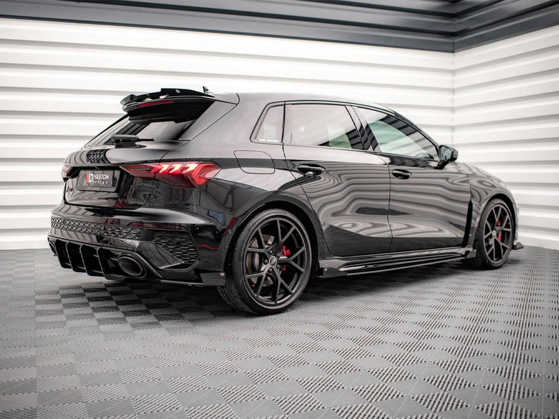 Maxton Design Street PRO Side Skirts Diffusers + Flaps Audi RS3 Sportback 8Y