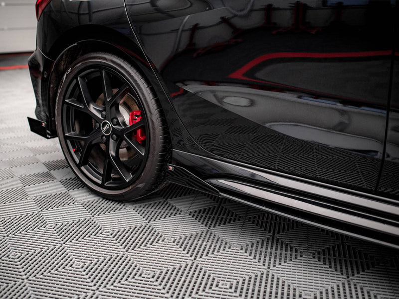 Maxton Design Street PRO Side Skirts Diffusers + Flaps Audi RS3 Sportback 8Y