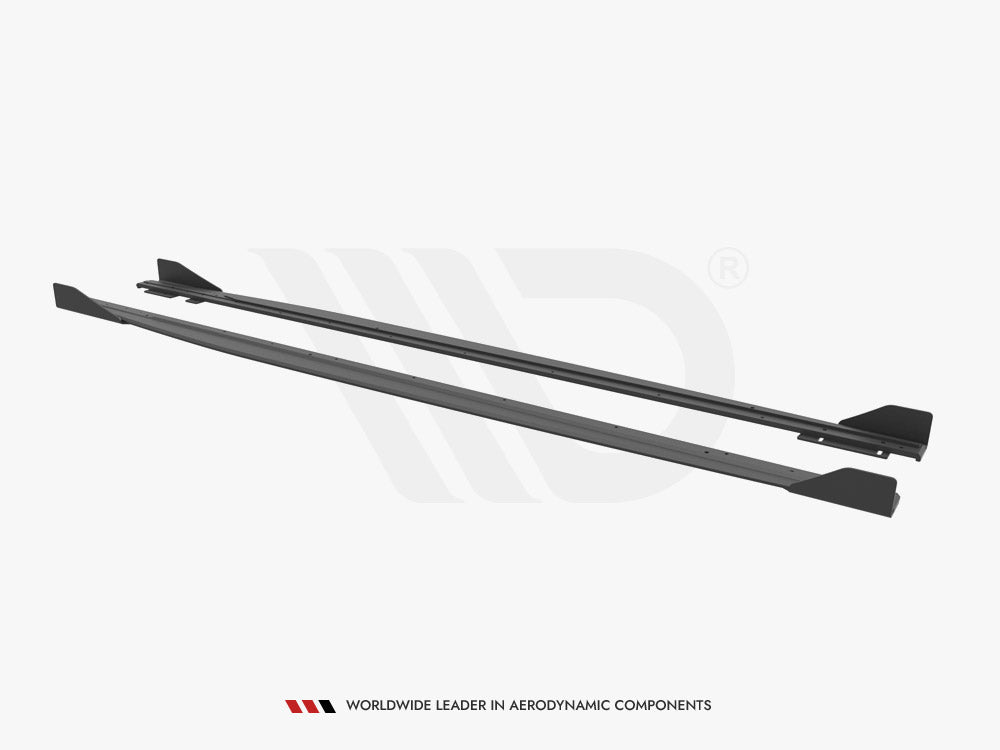 Street Pro Side Skirts Diffusers (+Flaps) Audi Rs3 Sportback 8Y (2020-)