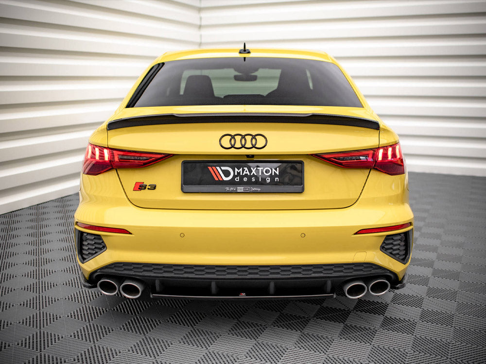 Maxton Design Central Rear Splitter Audi S3 Sedan 8Y