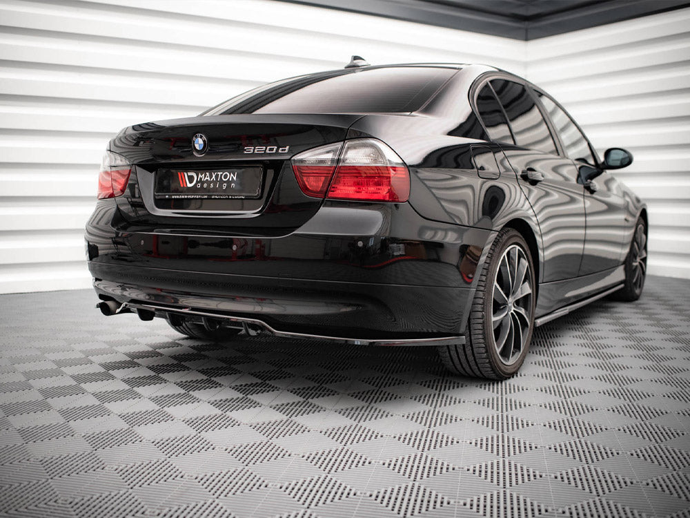 Maxton Design Central Rear Splitter (Vertical Bars) BMW 3 Sedan E90