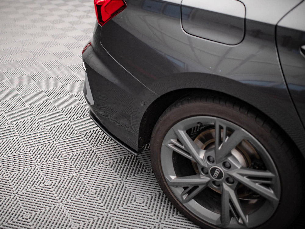 Maxton Design Street PRO Rear Side Splitters Audi S3 Sedan 8Y