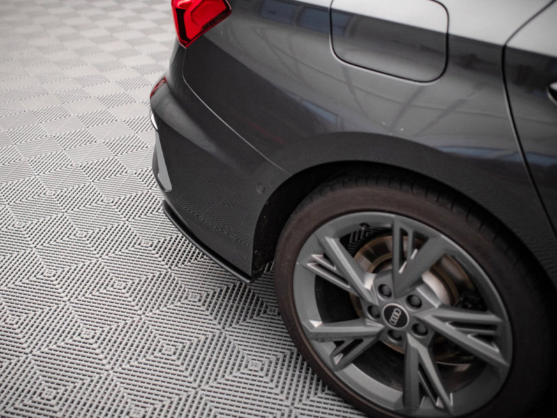 Maxton Design Street PRO Rear Side Splitters Audi S3 Sedan 8Y