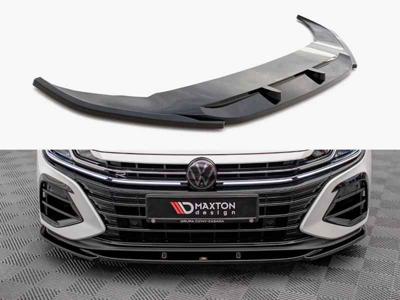 Maxton Design Front Splitter V.1 Volkswagen Arteon R Sedan / Shooting Brake Mk1 Facelift