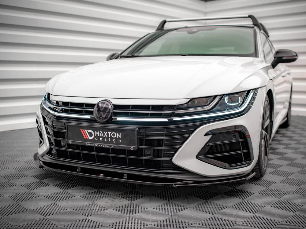 Maxton Design Front Splitter V.1 Volkswagen Arteon R Sedan / Shooting Brake Mk1 Facelift