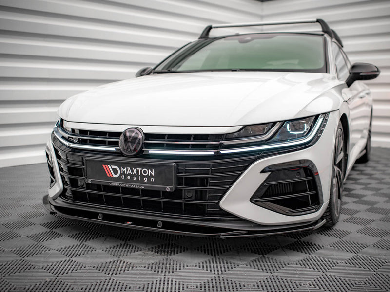Maxton Design Front Splitter V.1 Volkswagen Arteon R Sedan / Shooting Brake Mk1 Facelift