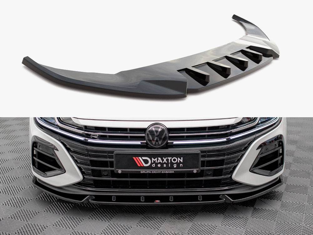 Maxton Design Front Splitter V.2 Volkswagen Arteon R Sedan / Shooting Brake Mk1 Facelift