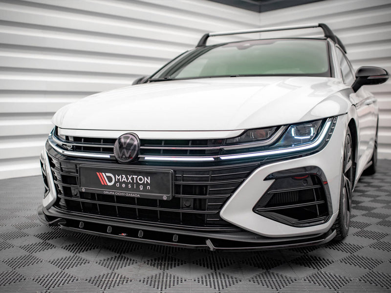 Maxton Design Front Splitter V.2 Volkswagen Arteon R Sedan / Shooting Brake Mk1 Facelift