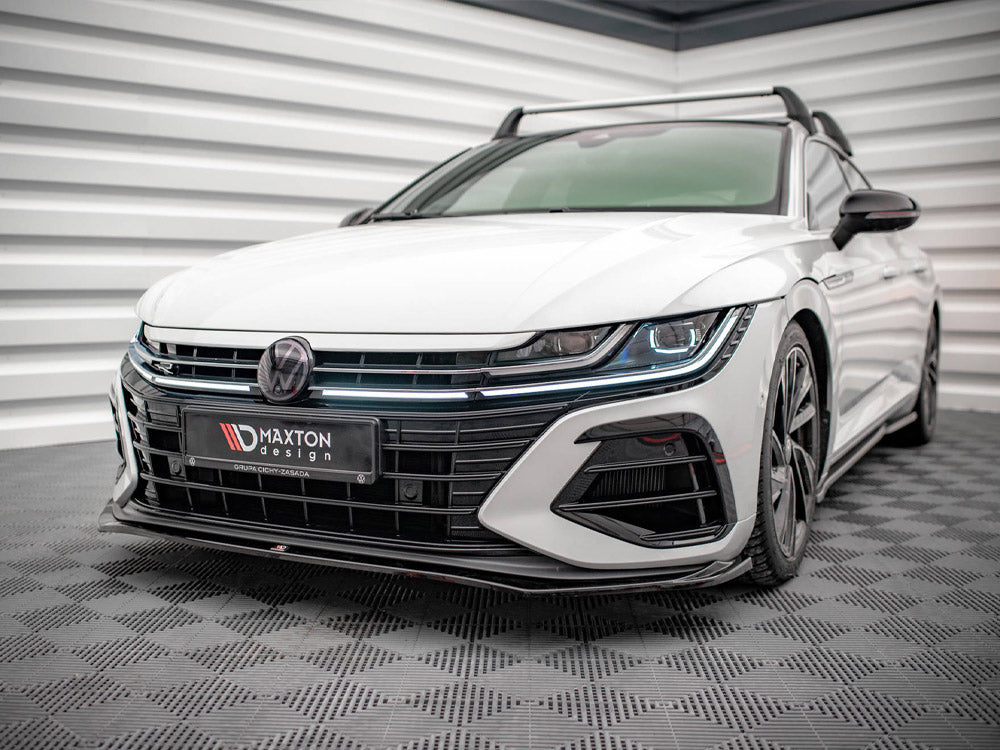 Maxton Design Front Splitter V.3 Volkswagen Arteon R Sedan / Shooting Brake Mk1 Facelift