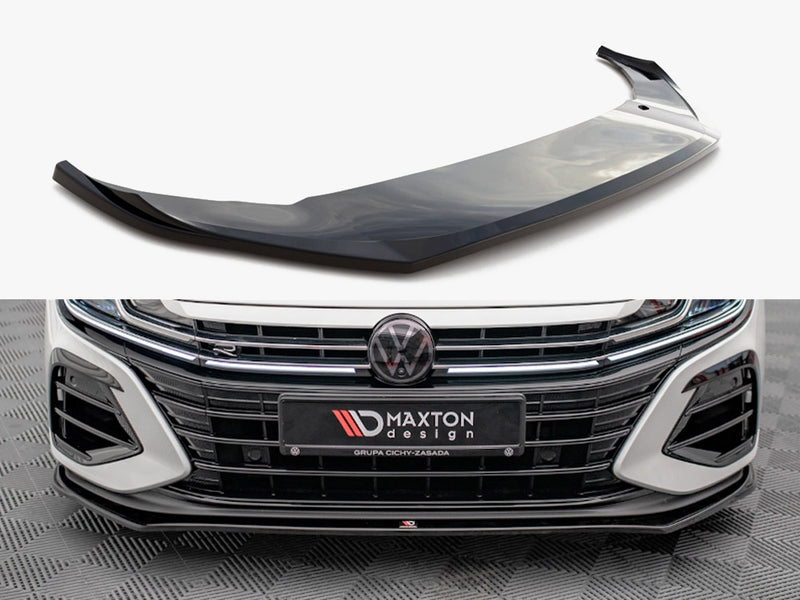 Maxton Design Front Splitter V.3 Volkswagen Arteon R Sedan / Shooting Brake Mk1 Facelift