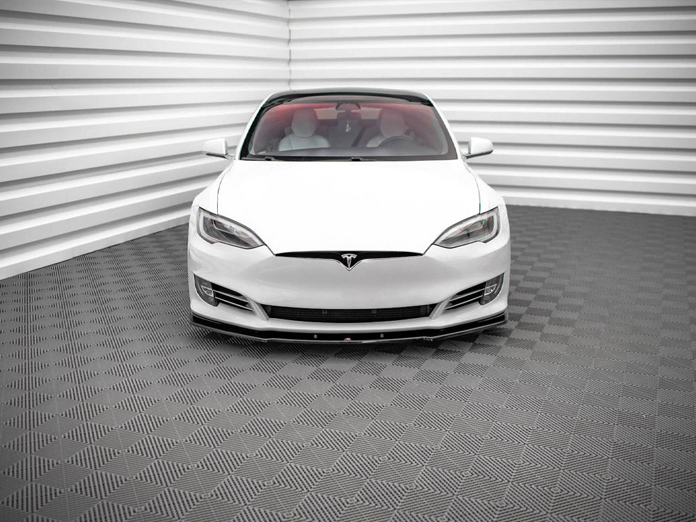 Maxton Design Front Splitter V.1 Tesla Model S Facelift