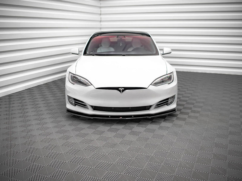 Maxton Design Front Splitter V.1 Tesla Model S Facelift