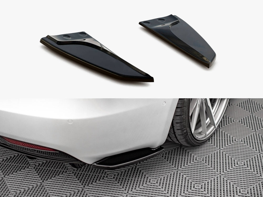 Maxton Design Rear Side Splitters Tesla Model S Facelift