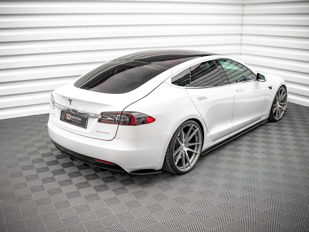 Maxton Design Rear Side Splitters Tesla Model S Facelift