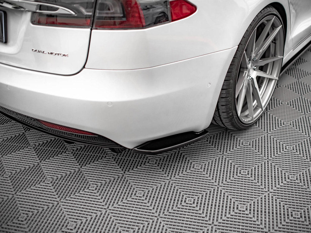 Maxton Design Rear Side Splitters Tesla Model S Facelift