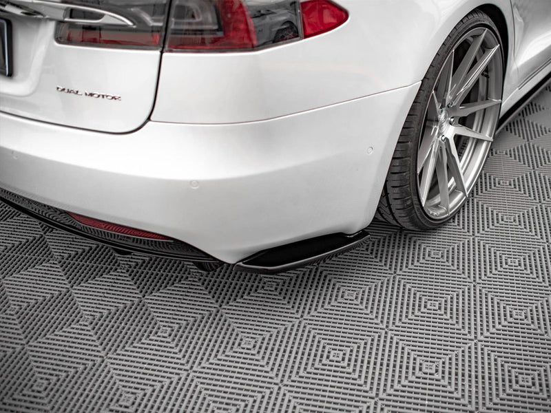 Maxton Design Rear Side Splitters Tesla Model S Facelift