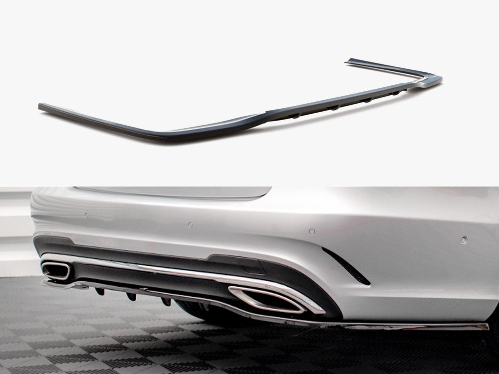 Maxton Design Rear Splitter (Vertical Bars) Mercedes E Amg-Line Sedan W212 Facelift