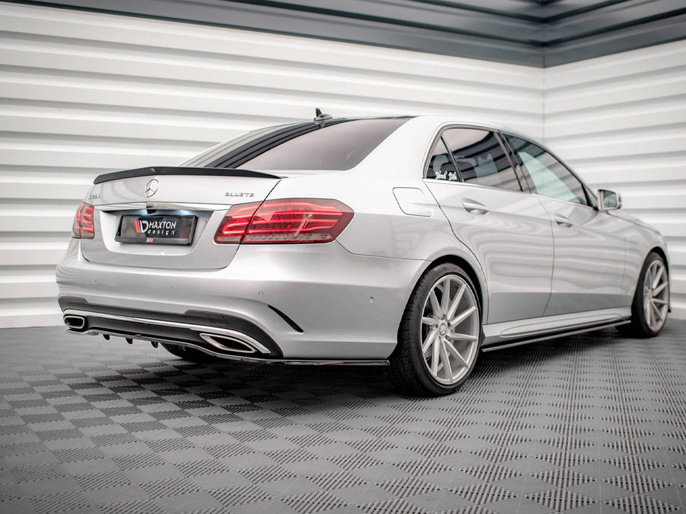 Maxton Design Rear Splitter (Vertical Bars) Mercedes E Amg-Line Sedan W212 Facelift