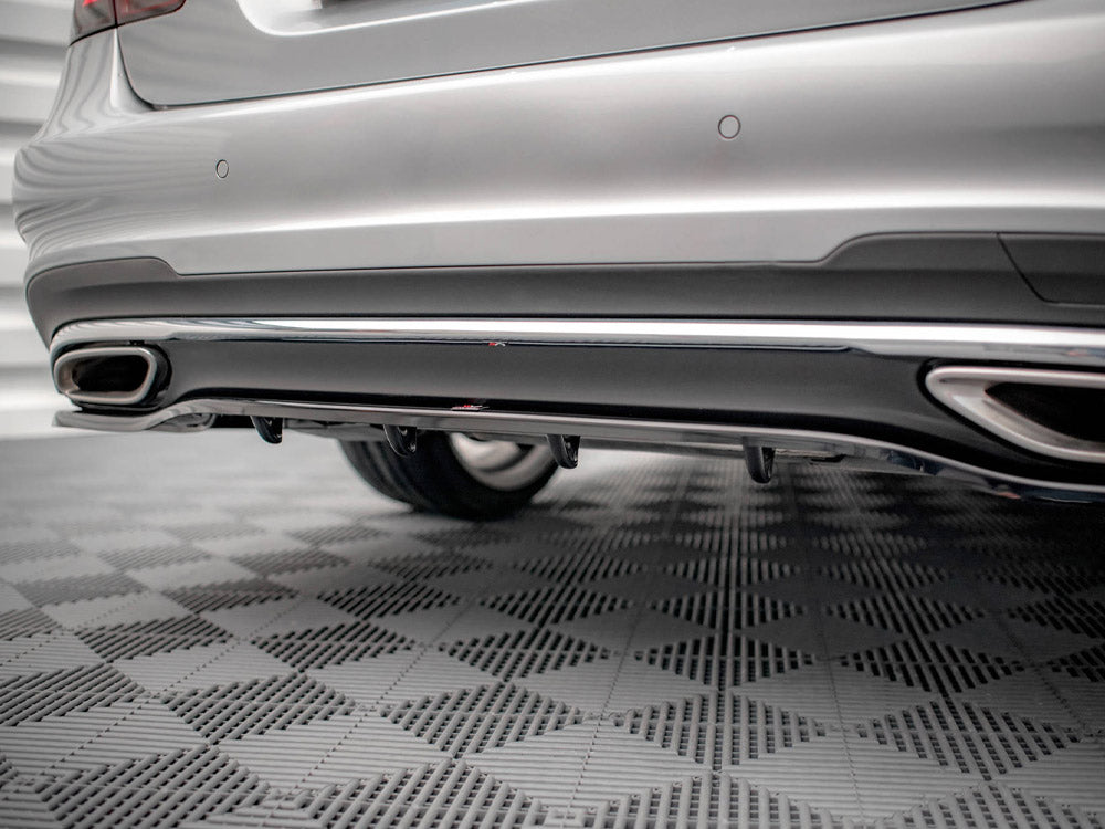 Maxton Design Rear Splitter (Vertical Bars) Mercedes E Amg-Line Sedan W212 Facelift