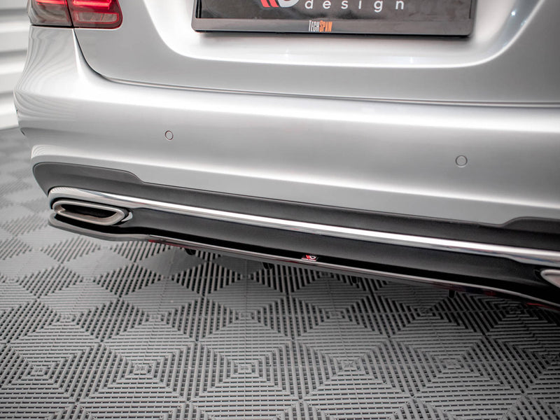 Maxton Design Rear Splitter (Vertical Bars) Mercedes E Amg-Line Sedan W212 Facelift