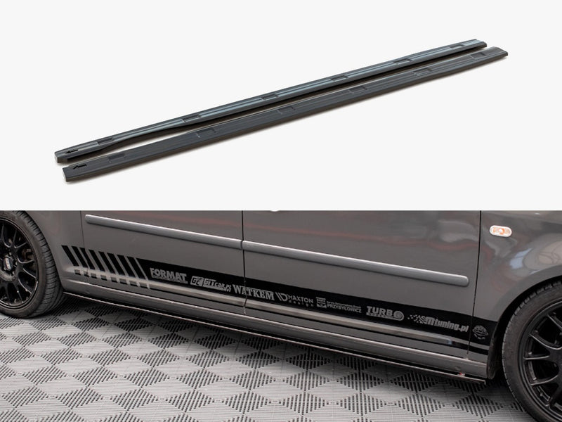 Maxton Design Side Skirts Diffusers VW Caddy Long MK3 Facelift (2010-2015)