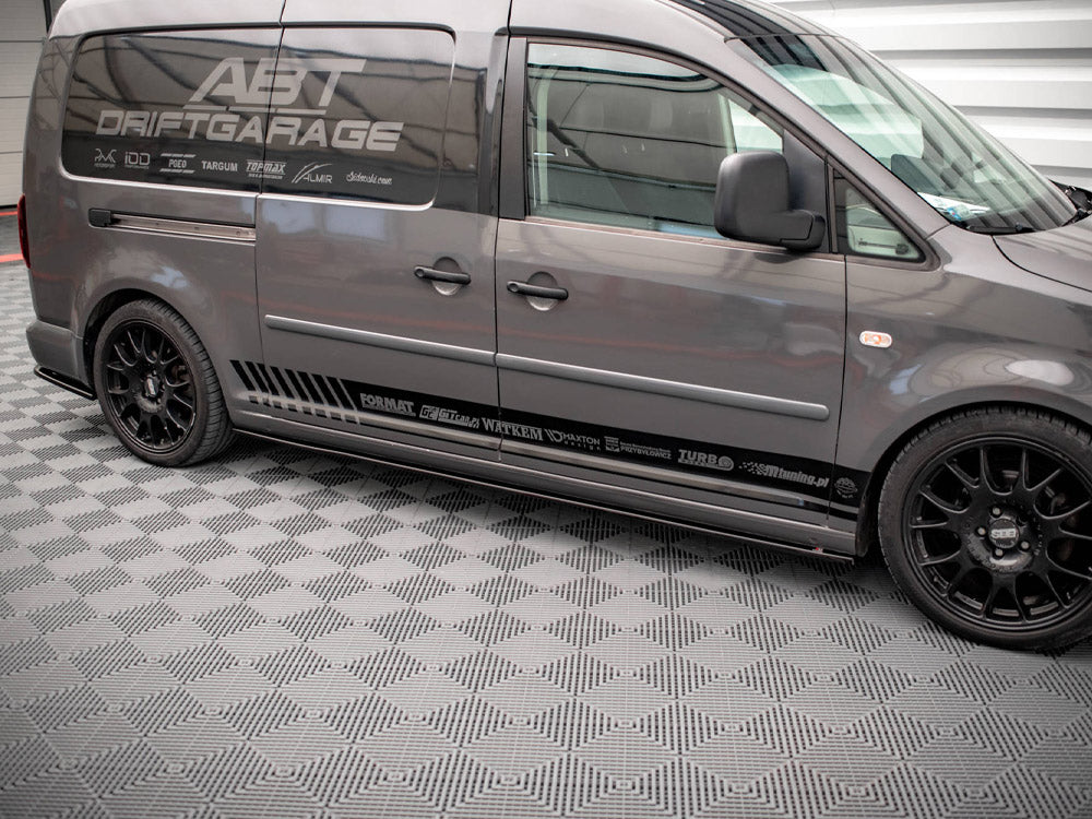 Maxton Design Side Skirts Diffusers VW Caddy Long MK3 Facelift (2010-2015)