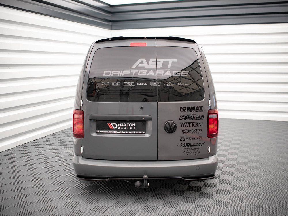 Maxton Design Central Rear Splitter VW Caddy Long Mk3 Facelift
