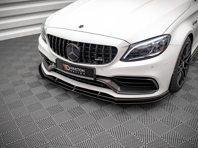 Maxton Design Front Splitter V.1 Mercedes-AMG C63 Coupe AMG Aero Pack C205 Facelift