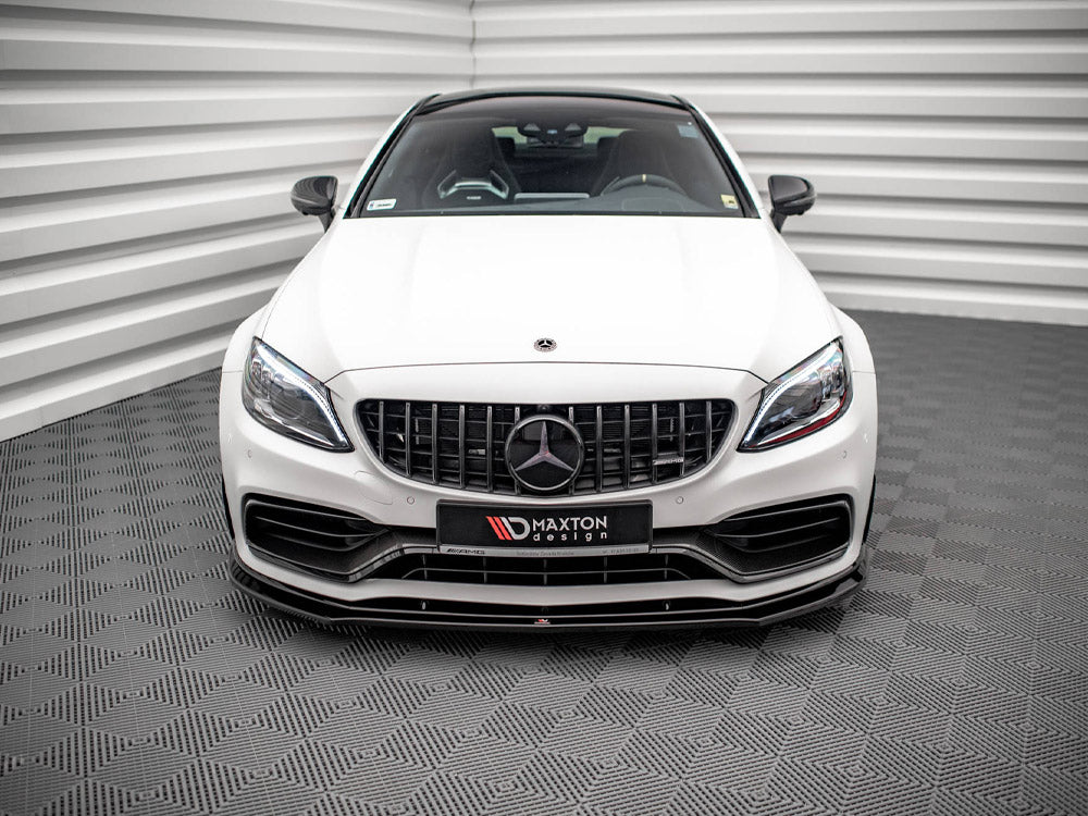 Maxton Design Front Splitter V.3 Mercedes-AMG C63 Coupe AMG Aero Pack C205 Facelift