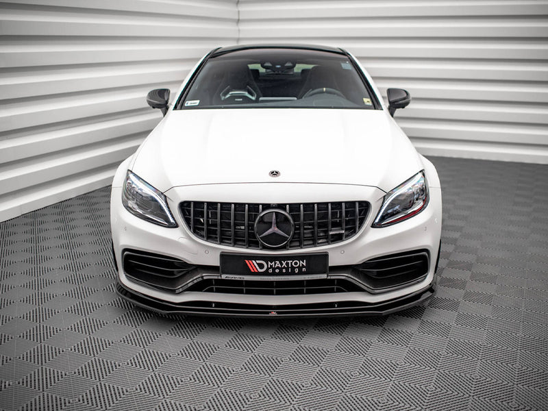 Maxton Design Front Splitter V.3 Mercedes-AMG C63 Coupe AMG Aero Pack C205 Facelift