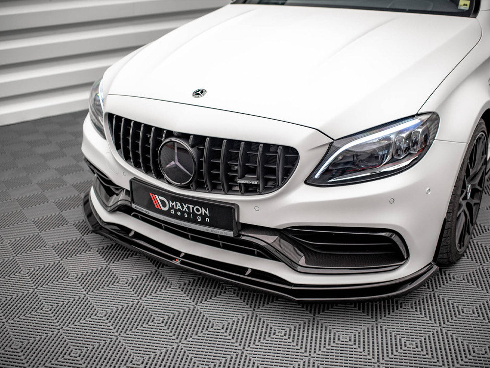 Maxton Design Front Splitter V.3 Mercedes-AMG C63 Coupe AMG Aero Pack C205 Facelift
