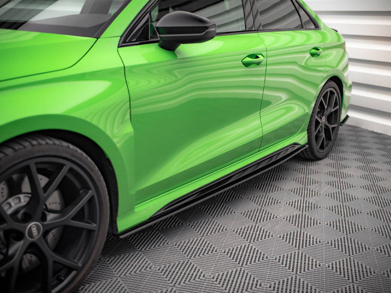 Maxton Design Street PRO Side Skirts Diffusers Audi RS3 Sedan 8Y