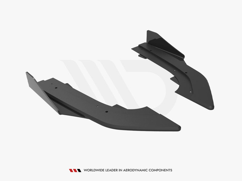 Maxton Design Street PRO Rear Side Splitters (+flaps) Audi RS3 Sedan 8Y (2020-)