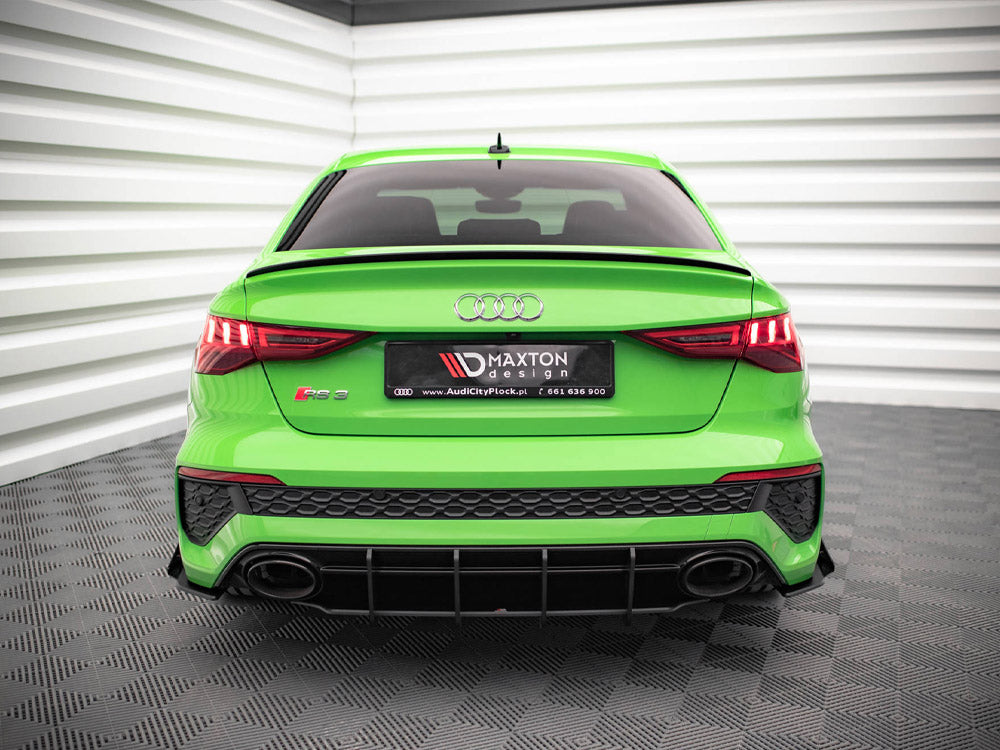 Maxton Design Street PRO Rear Diffuser Audi RS3 Sedan 8Y (2020-) - Red