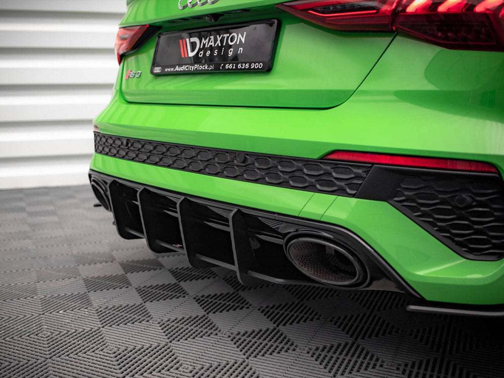 Maxton Design Street PRO Rear Diffuser Audi RS3 Sedan 8Y (2020-) - Red