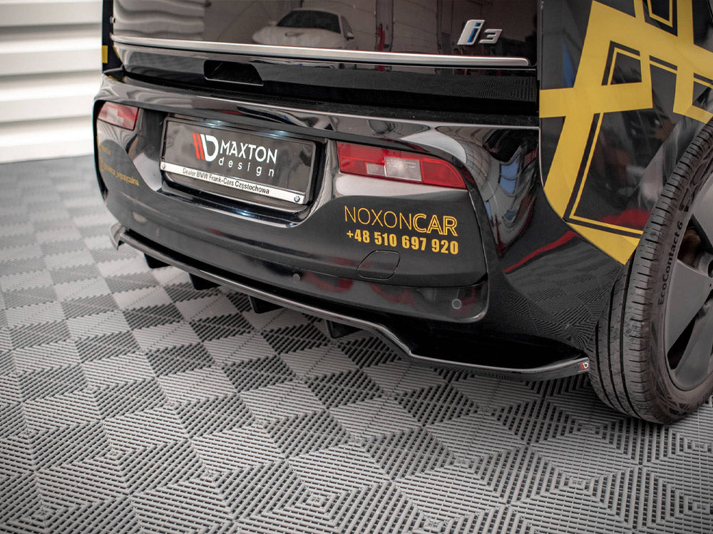 Maxton Design Rear Splitter (Vertical Bars) BMW i3 Mk1 Facelift