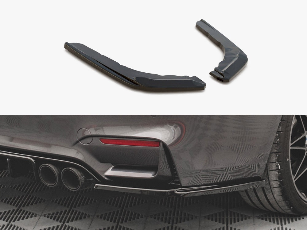 Maxton Design Rear Side Splitters V.3 BMW M4 F82
