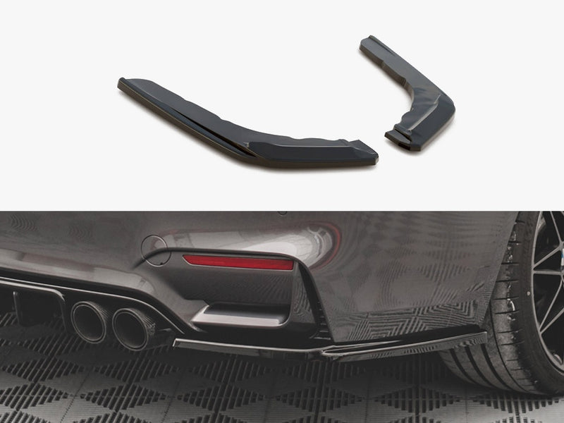 Maxton Design Rear Side Splitters V.3 BMW M4 F82