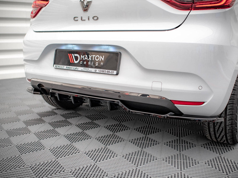 Maxton Design Rear Splitter (Vertical Bars) Renault Clio Mk5