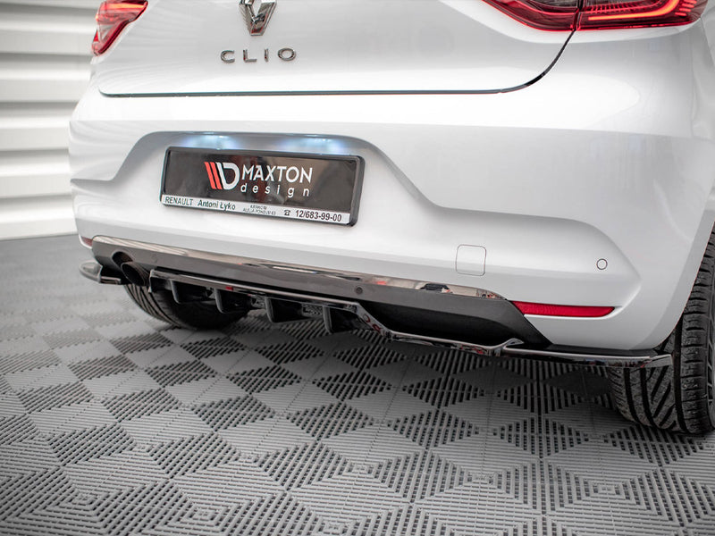 Maxton Design Rear Splitter (Vertical Bars) Renault Clio Mk5