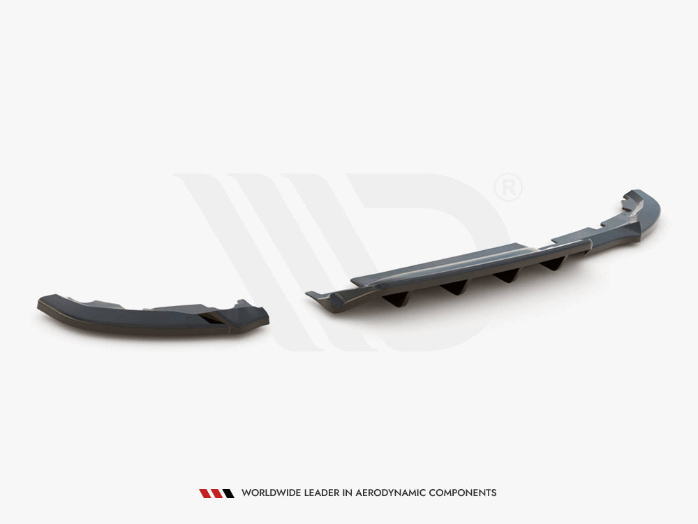 Maxton Design Rear Splitter (Vertical Bars) Renault Clio Mk5