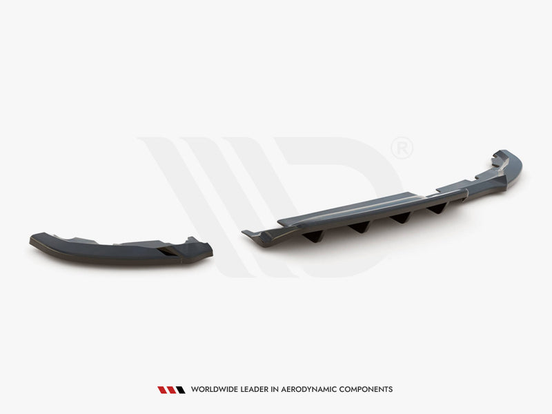 Maxton Design Rear Splitter (Vertical Bars) Renault Clio Mk5