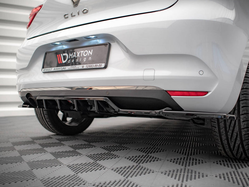Maxton Design Rear Splitter (Vertical Bars) Renault Clio Mk5