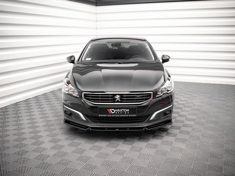 Maxton Design Front Splitter V.1 Peugeot 508 GT MK1 Facelift (2014-2018)