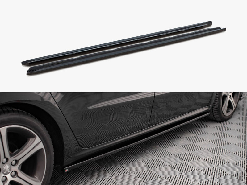 Maxton Design Side Skirts Diffusers Peugeot 508 GT MK1 Facelift (2014-2018)
