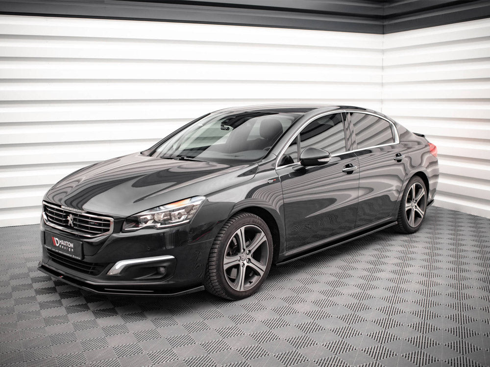 Maxton Design Side Skirts Diffusers Peugeot 508 GT MK1 Facelift (2014-2018)