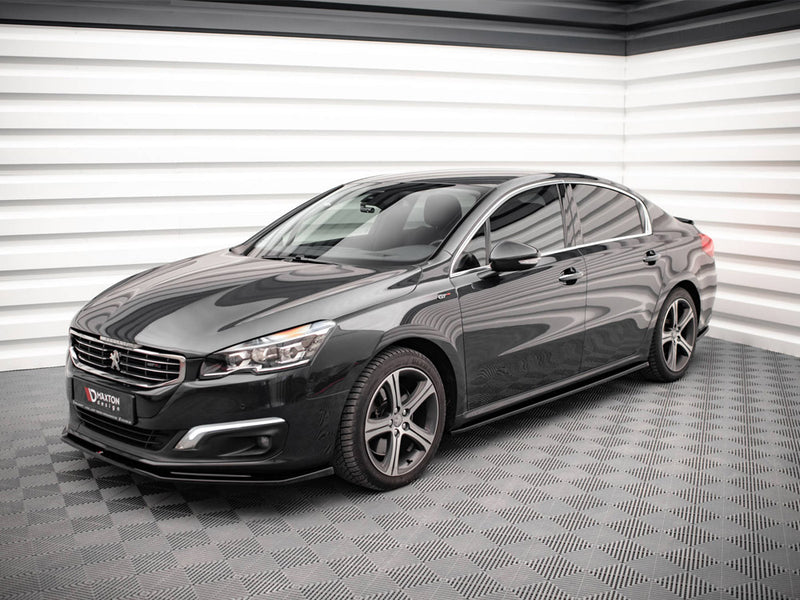 Maxton Design Side Skirts Diffusers Peugeot 508 GT MK1 Facelift (2014-2018)