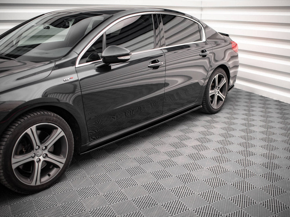 Maxton Design Side Skirts Diffusers Peugeot 508 GT MK1 Facelift (2014-2018)