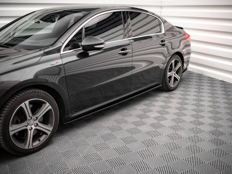 Maxton Design Side Skirts Diffusers Peugeot 508 GT MK1 Facelift (2014-2018)
