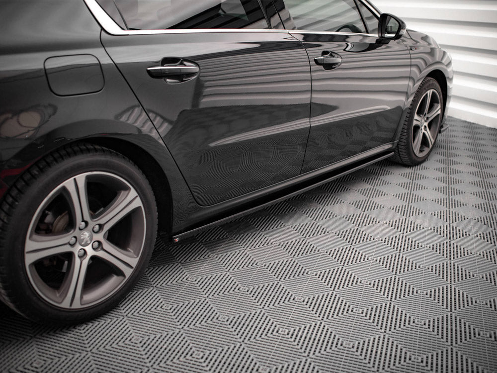 Maxton Design Side Skirts Diffusers Peugeot 508 GT MK1 Facelift (2014-2018)